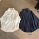 Spring 031201 New Ladies Casual Fashion Commuter Slimming All-match Sand Wash Modal Waist Drawstring Jacket