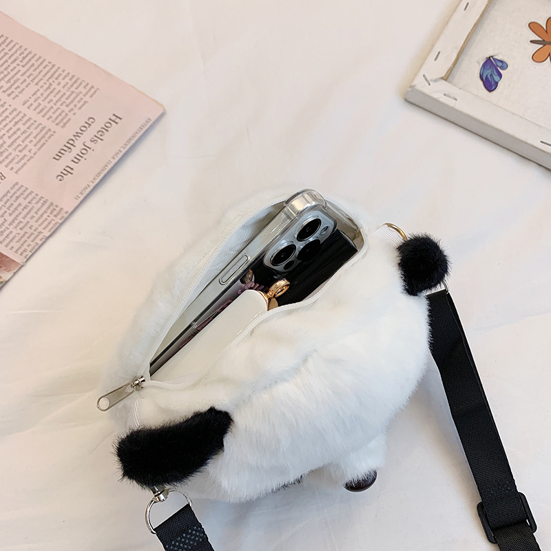 かわいいぬいぐるみのパンダのカバンのぬいぐるみの斜め掛けのリュックサックの子供のカバンのクロスボーダーのぬいぐるみのプレゼント|undefined
