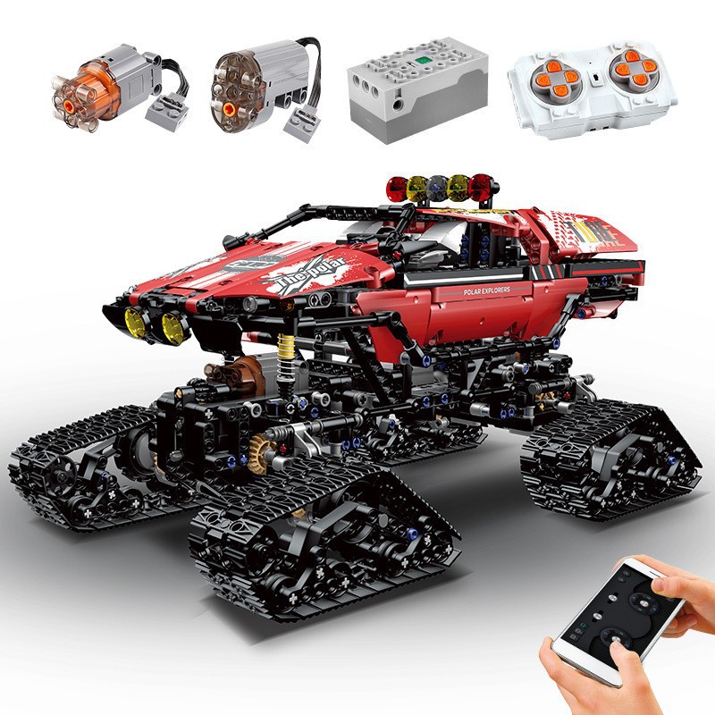 Yuxing Technology Series 18001-38 Climbing Desert Racing Juegos de rompecabezas para niños Bloques de construcción de juguete Modelo de control remoto