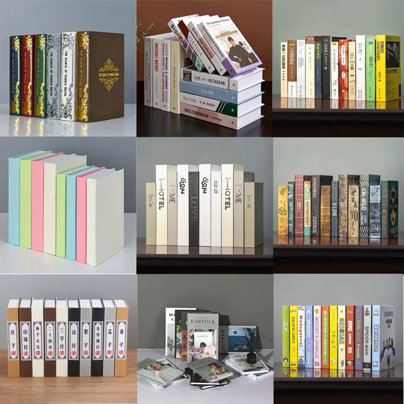 Фальшивая книга оптовая продажа имитационная книга даосская книга фотография украшение модель номерный дом мягкое украшение креативная модель книга