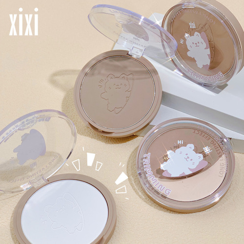 xixi Modern Monochrome Contouring Palette Matte Highlight Face Brightening All-in-one Contouring Palette Natural Shading on the Face