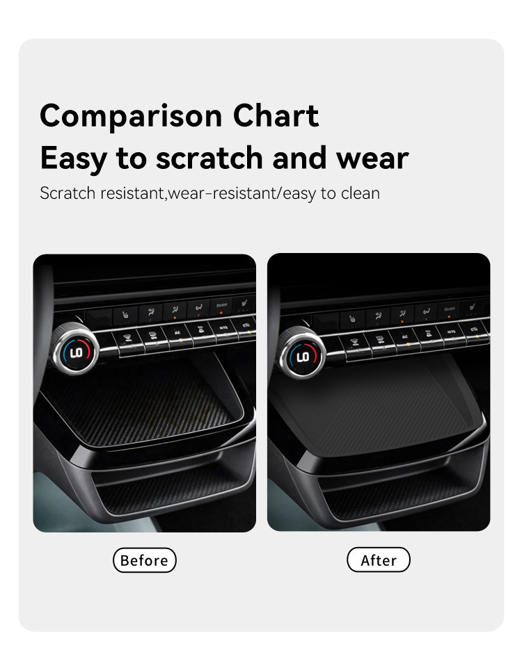 Suitable for 27 Chevrolet CHEVY BOLT EV wireless charging silicone anti-slip mats, car accessories and modification parts