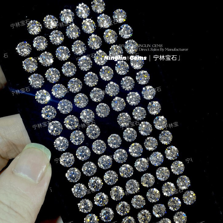 6/8mm Plum Blossom Cut White and Colored 9A Zirconia, Sparkling Pointed-Back Rhinestones for DIY Nail Art, Earring Accessories, Loose Cz Stones
