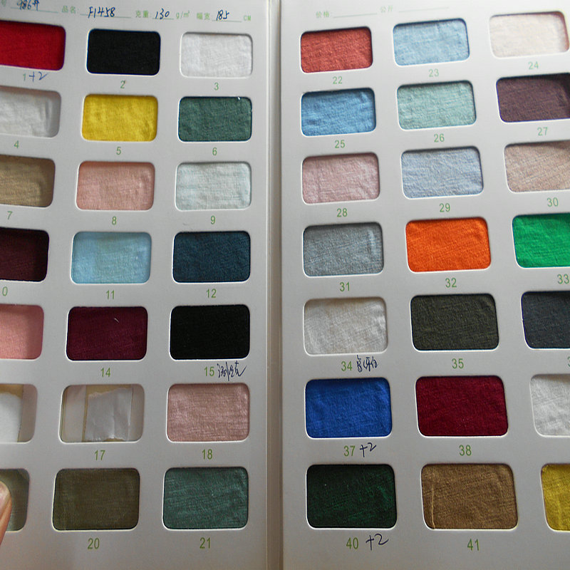 130g纯棉汗布竹节32支加厚竹节棉180g 230g精梳棉针织T恤披肩面料