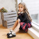 Girls' Single-layer Shoes 2024 Summer New Arrival Bow Soft-soled Stylish Children's Shoes Korean Style Princess Shoes Fashion Shoes
