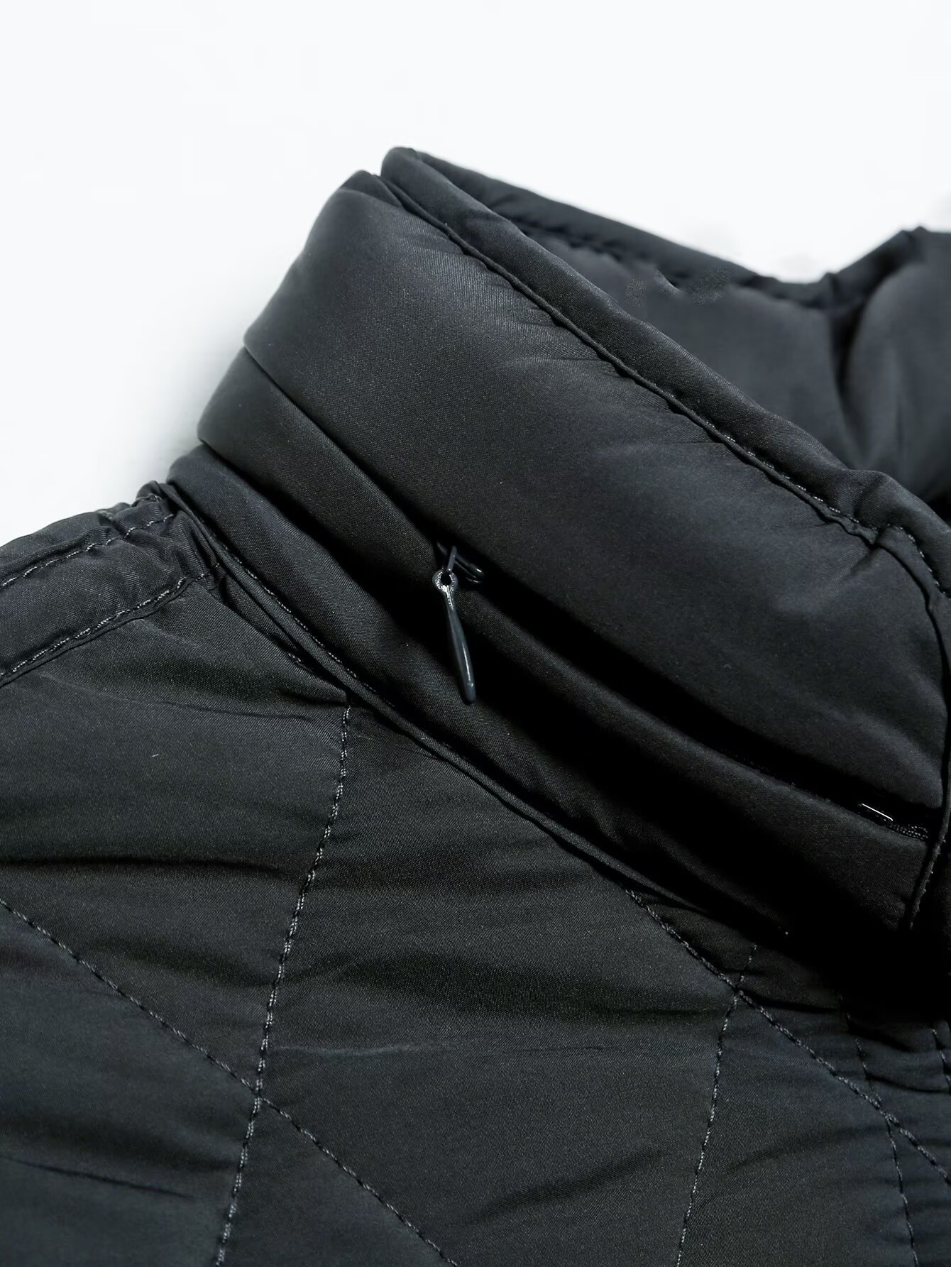 Abbigliamento donna autunno/inverno 2024 nuovo versatile colletto alto giacca in cotone con cappuccio pieghevole_voghion.com