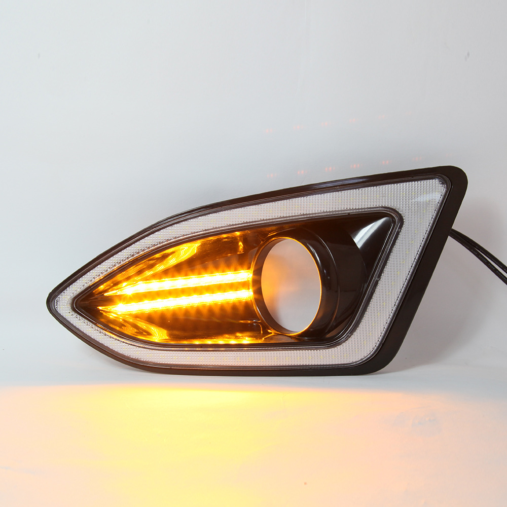 Adecuado para luces diurnas LED de niebla de la versión americana Edge 15-18, marco original de luz de niebla Edge, luces diurnas.