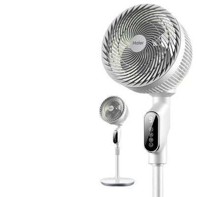 Haier loop electric fan remote control Timing Desktop to ground household Light Tone vertical Turbine convection Fan apply