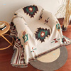 Blanket Oversized Boho Throw Blanket with Fringg 波西米亚毯