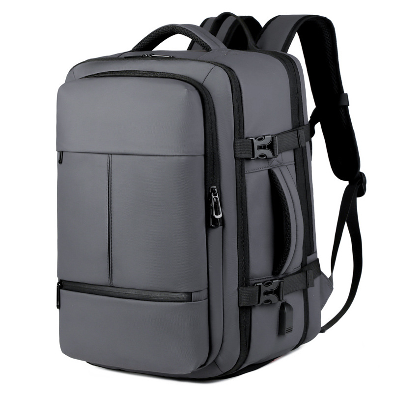 New Large-Capacity Backpack for Business Trips and Travel, Computer Bag with Expandable Shoe Compartment, High-End Backpack for College Students