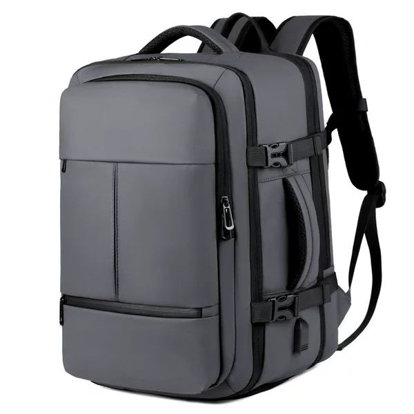 New Large-Capacity Backpack for Business Trips and Travel, Computer Bag with Expandable Shoe Compartment, High-End Backpack for College Students