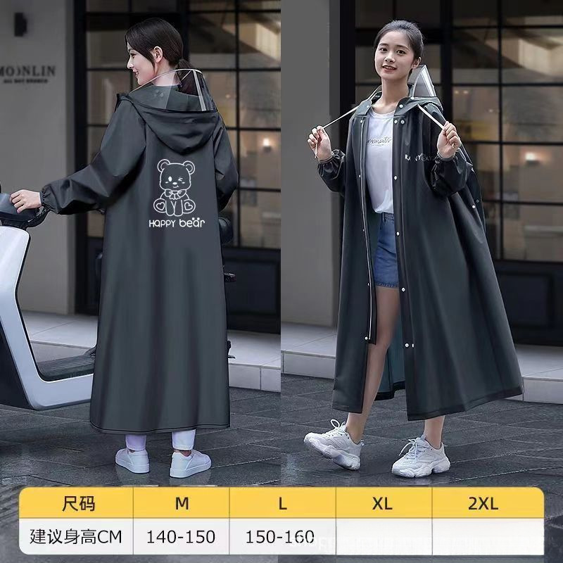 Capa de lluvia eléctrica de todo el cuerpo a prueba de tormentas para adultos para montar bicicletas para hombres y mujeres para alargar la cubierta de los pies del nuevo abrigo de lluvia