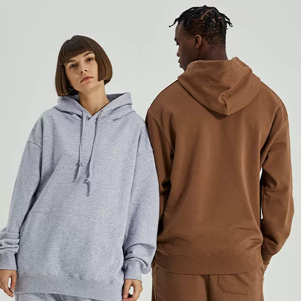 380g drop-shoulder sweatshirt, oversized casual long-sleeve top, corporate team workwear with embroidered logo