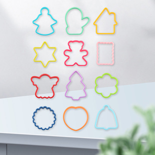 Cookie Mold Creative Halloween Cookie Mold Baking Tools DIY Cookie Cutting Fondant Cookie Mold 12-Piece Set
