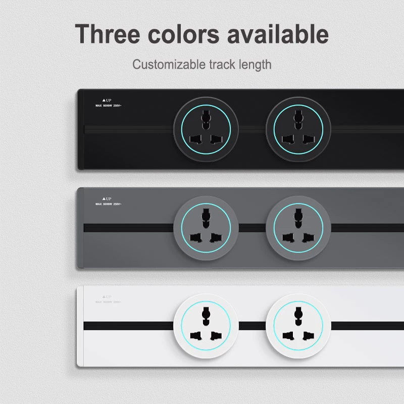 International universal multi-function universal plug universal Kongming movable British 13A track socket home kitchen
