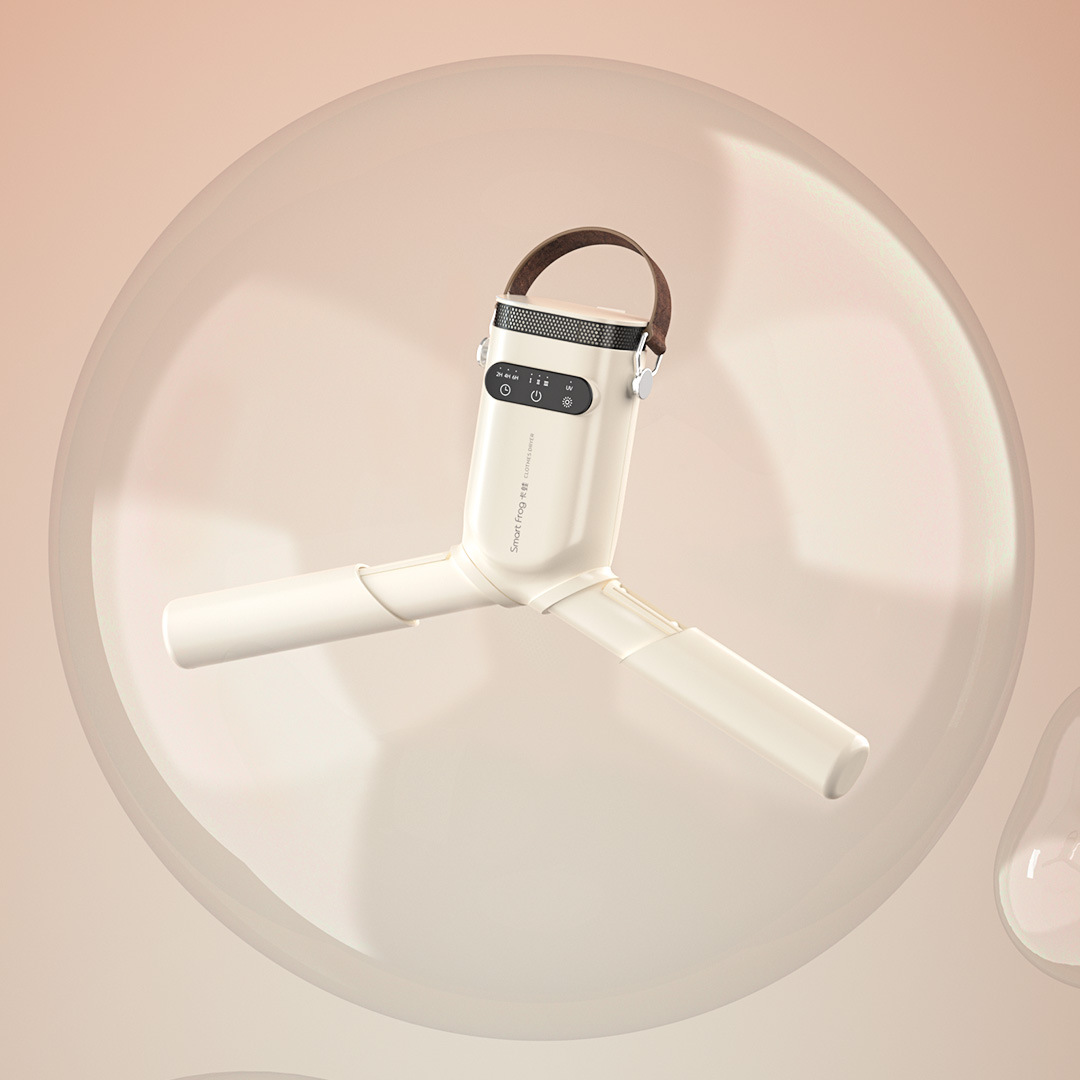 Card Frog Dryer Household Clothes Drying Mini Quick Dryer Dormitory Folding Portable Rack Small Baby