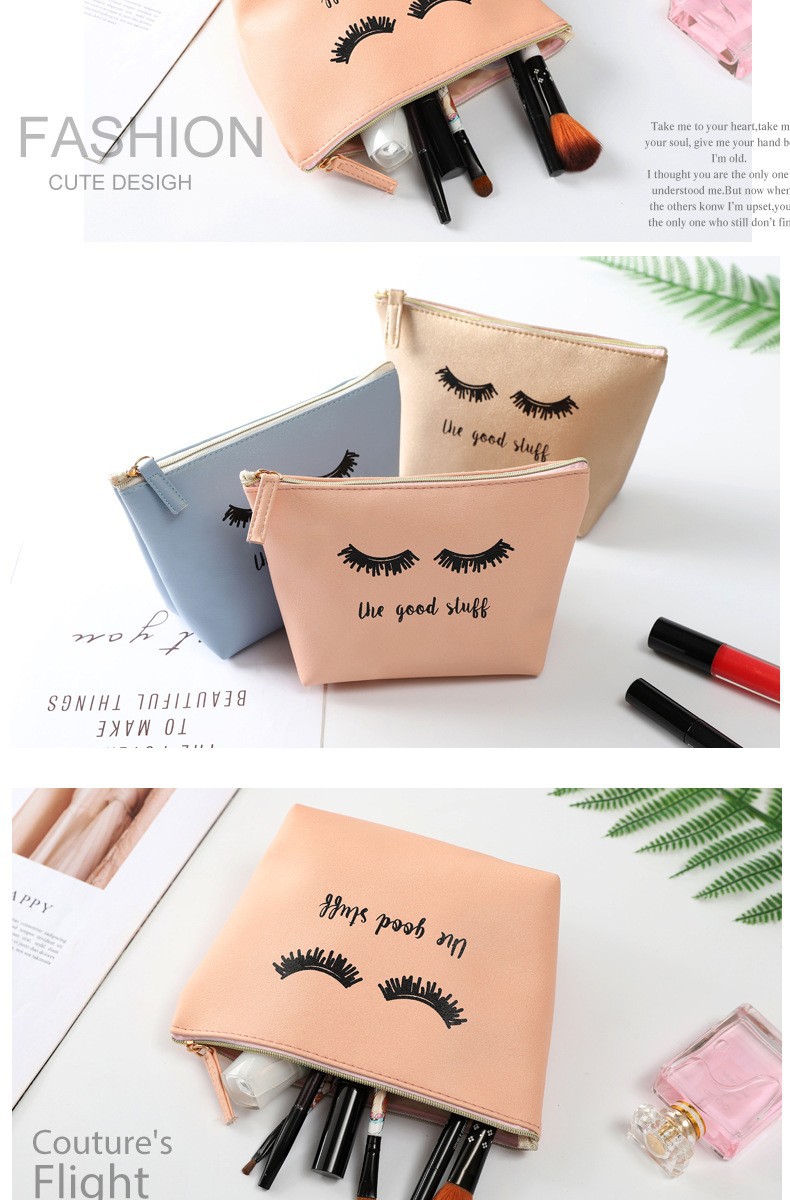 White Makeup Bag