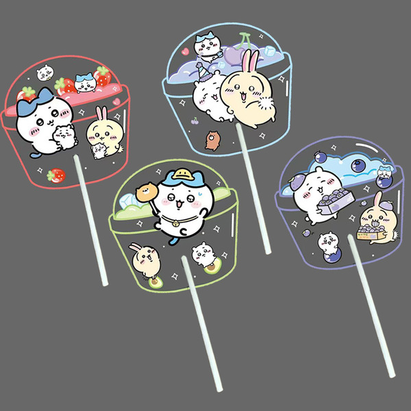 Cartoon cute matte handheld plastic summer round fan for students