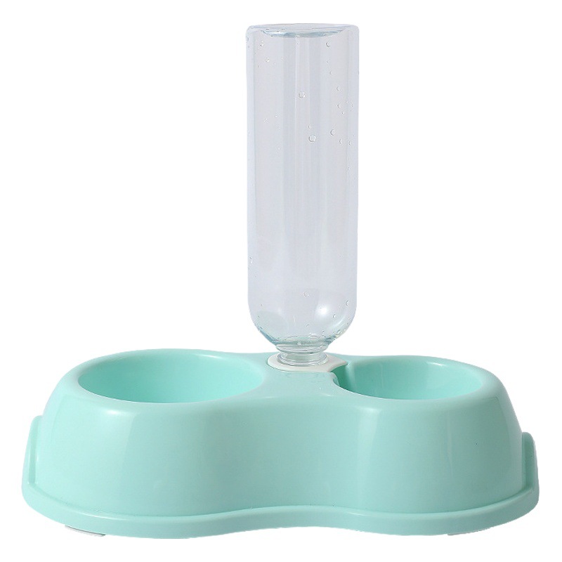 Comedero doble para gatos Havo, bebedero de plástico para gatos, dispensador automático de agua para mascotas, tazón para gatos, tazón para mascotas