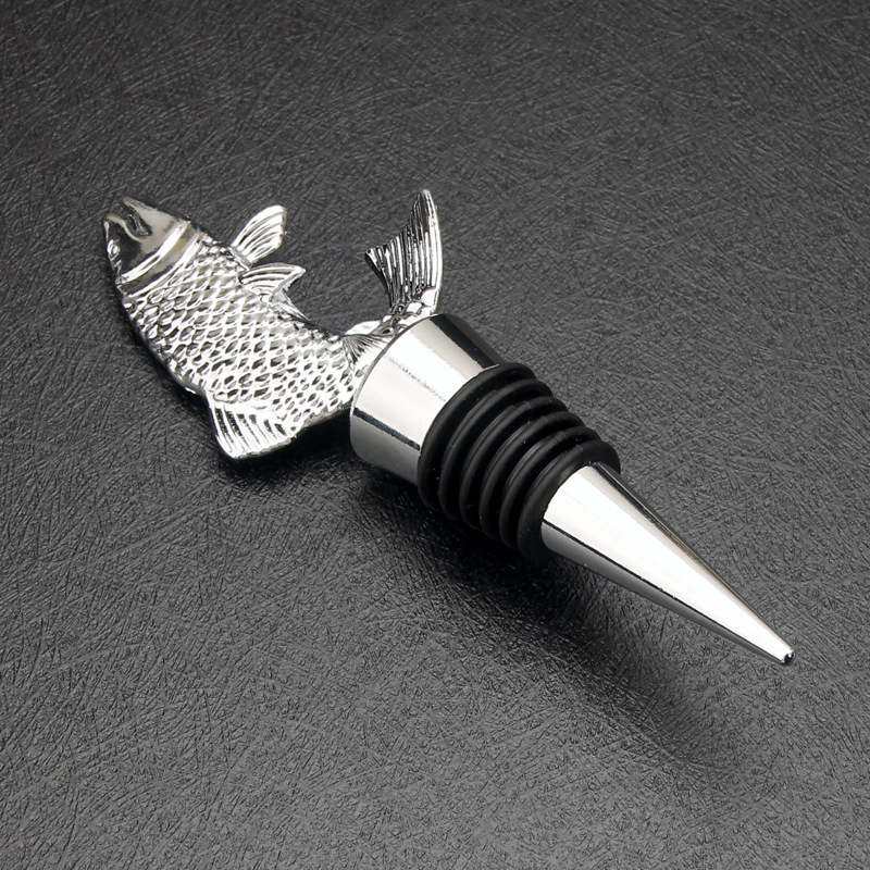 Tapón de botella de vino tinto tapa de aleación love regalo de boda estrella de mar en forma de corazón copo de nieve arte de preservación hermético juego de vino transfronterizo