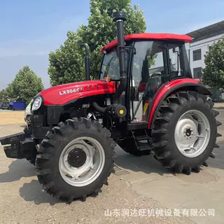 高底盘大桥东方红804 904拖拉机 带驾驶室空调四驱耕地机加强型