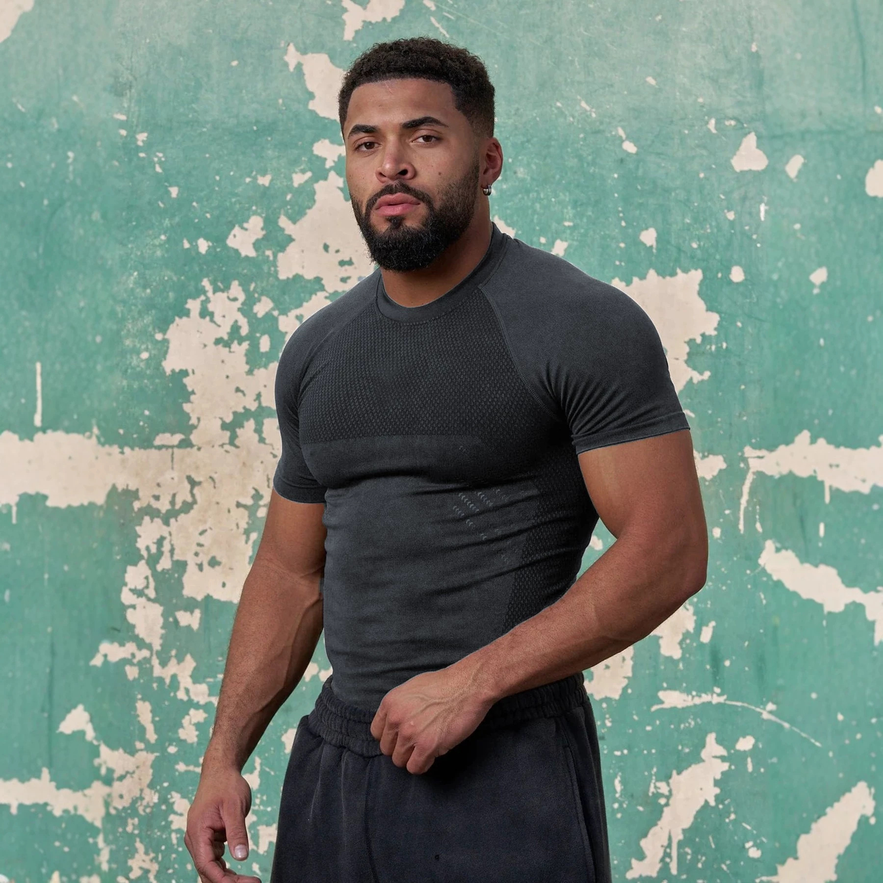 Men's Clothing Men's Fitness Sports T-Shirt Style Tight Fit Casual Short Sleeve Training Clothes For Formal & Casual_viptrois.com