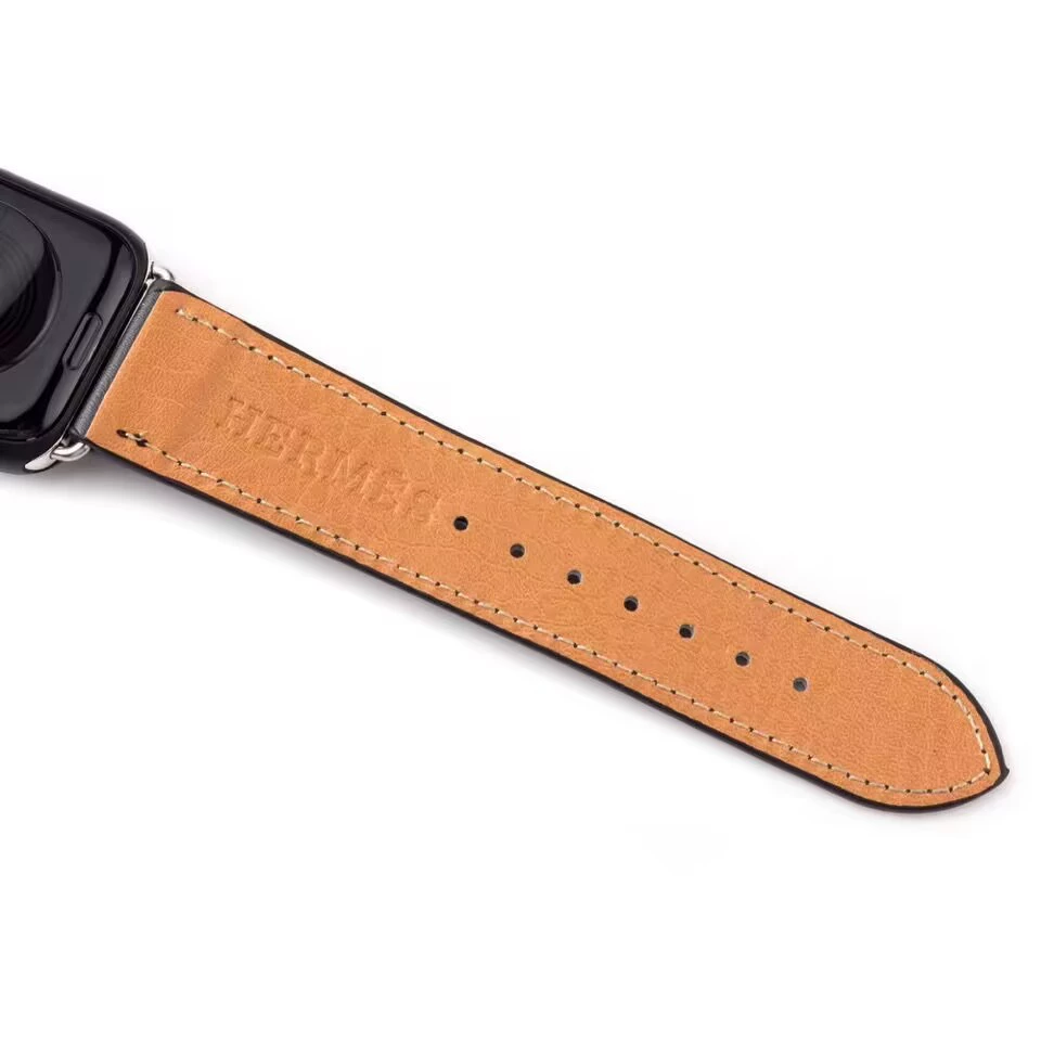 Подходит для ремешка Apple watch iwatch23456789s10 роскошная кожаная лента 38/40/42/44/45/49мм
