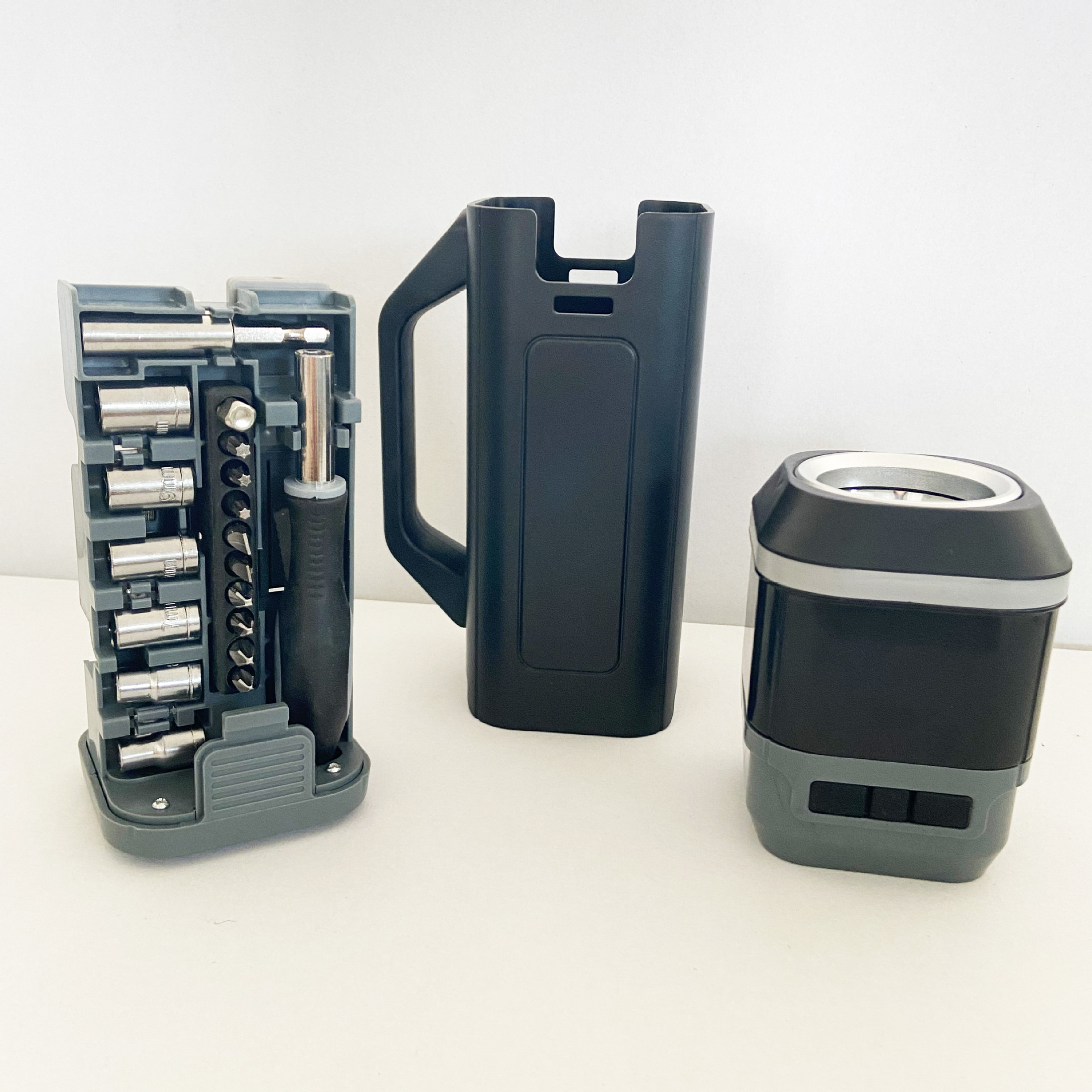 손전등 도구 세트 손전등 DK-106 다기능 휴대용 도구 상자