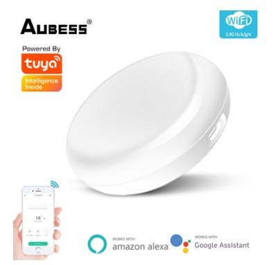 Tuya graffiti WiFi inteligente/ZigBee interruptor de encendido y apagado de temperatura y humedad puerta sensor magnético enchufe interruptor de escena