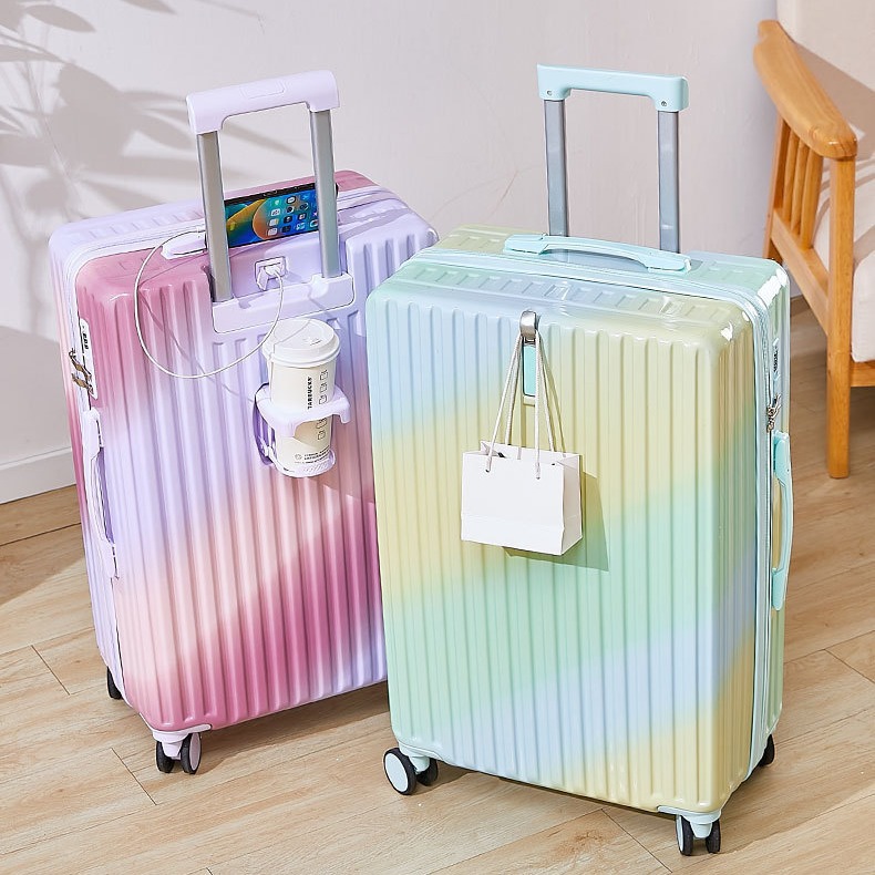 Equipaje de alto valor facial para mujeres ruedas universales de 20 pulgadas duraderas y robustas para viajar