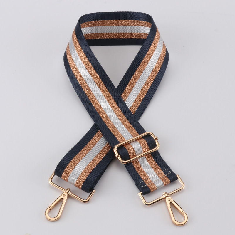 Polyester Stripe Bag Strap display picture 1