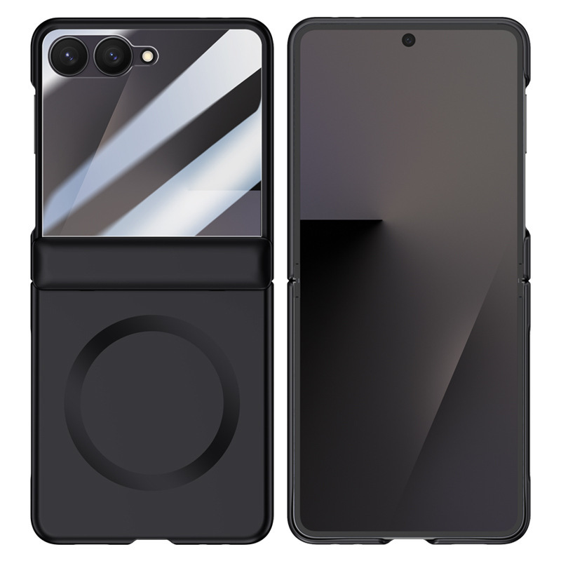 适用三星Z Flip7折叠屏手机壳磁吸肤感中轴铰链z flip7防摔保护套|undefined