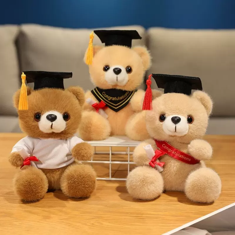 ตุ๊กตาหมีดร.มินิรุ่นใหม่ ของเล่นผ้ากำมะหยี่ส่งออก ตุ๊กตาหมีเท็ดดี้ ตุ๊กตาผ้า ของขวัญสำหรับเทศกาลจบการศึกษา ตุ๊กตาหมีตัวเล็ก