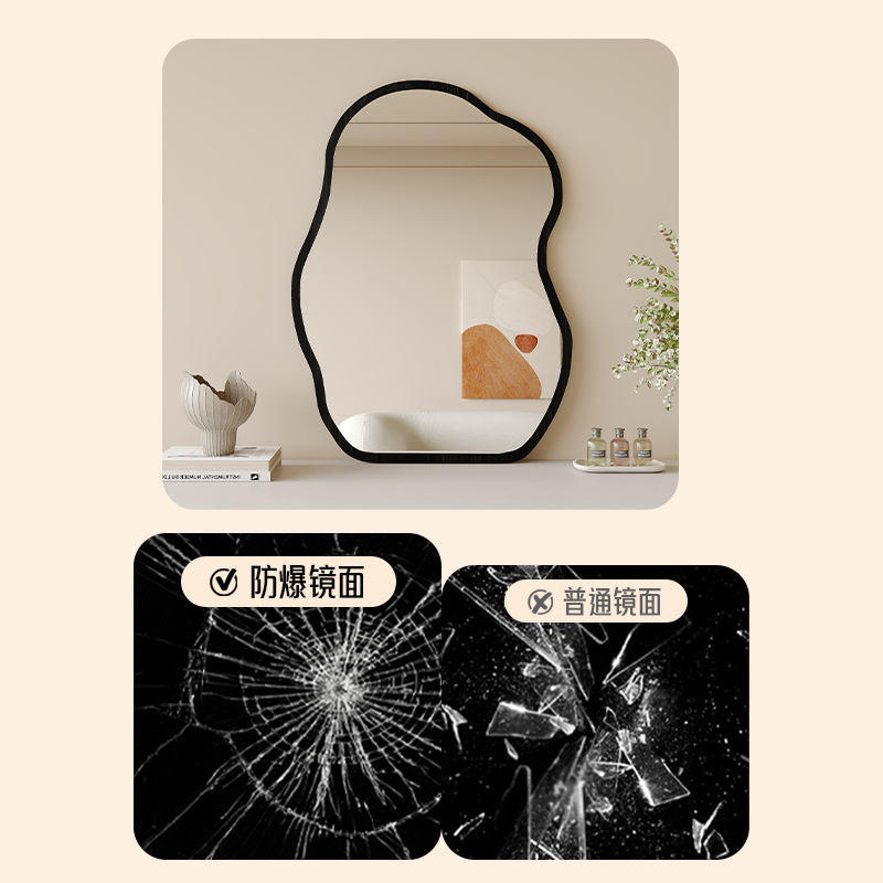 Espejo decorativo retro espejo de maquillaje medieval espejo de vestir espejo de vestir sala de estar se puede colgar en la pared espejo de escritorio espejo de vestir espejo