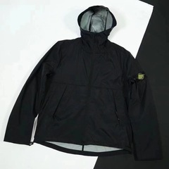 跨境stone island石头冲锋衣户外袖标徽章连帽夹克外套男女同款潮