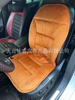Electric Heating Single Piece Pad – Multi-function pad - one-piece-single-seat-orange-usb-interface