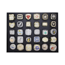 NBA历届总冠军戒指精品套装 高仿跨境铜男士指环复古男戒指批发