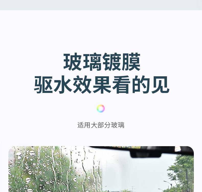 Car Glass Rainproof Spray Rearview Mirror Rainproof Film Artifact Front Windshield Reversing Mirror Reflector Water Repellent