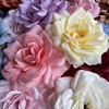 European -style simulation rose head wholesale wedding arches background wall fake flowers cross -border decorative fake roses wholesale