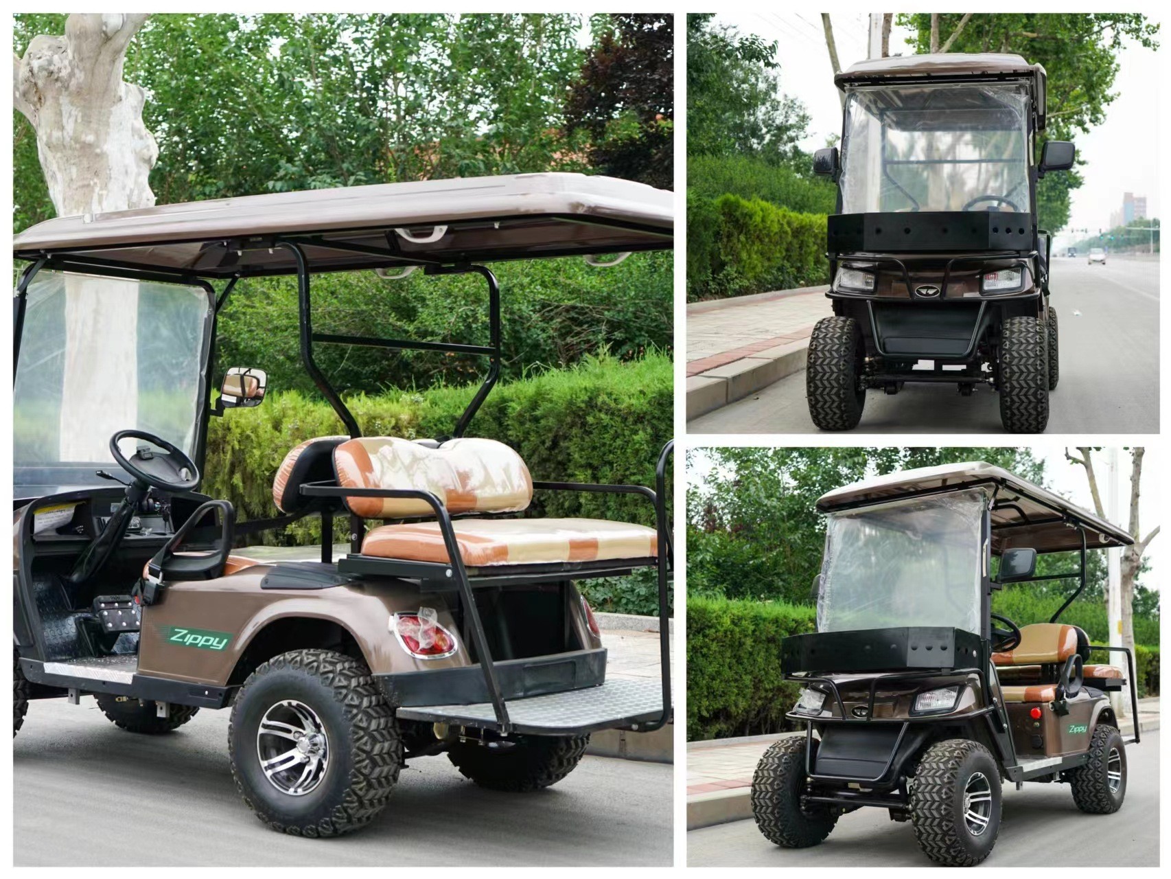 Golf Cart, Four-Wheel Sightseeing Vehicle, Hotel and B&B Property Viewing Tour Bus, Electric Sightseeing Car, Patrol Car
