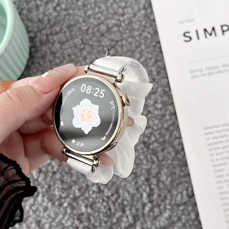 Suitable for Huawei GT5 Strap GT4 Watch Watch432pro Chiffon Ice Silk Hair Ring Xiaomi 89 Watch Band