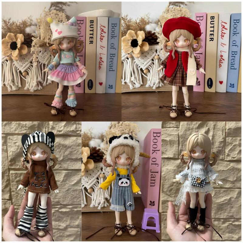 8-Point Penny's Treasure Box Bangni Rabbit Asi Movable Doll Ob11 Baby Clothes Bjd12 Points 17cm Baby Clothes