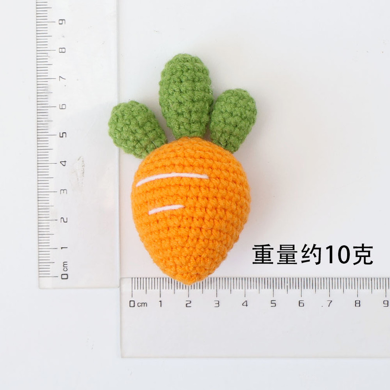 成品手工挂件柿子花生苹果草莓桃子梨钥匙扣毛线向日葵针织品批发|undefined