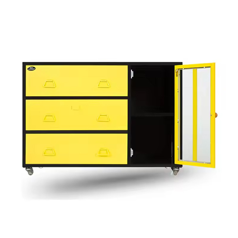 Amazon Hot Vending Mobile Cabinet Office Desk Archivador de acero sala de estar doméstica armario de almacenamiento móvil