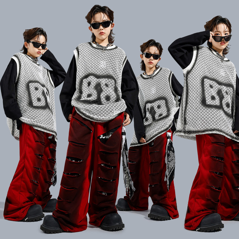 New Year's Day Kidsren's Street Dance Performance Clothing, Boys' Hip-Hop Sports Suits, Kidsren's Hiphop Clothing, Girls' Jazz Dance Clothing New Year's Day Kidsren's Street Dance Performance Clothing, Boys' Hip-Hop Sports Suits, Kidsren's Hiphop Clothing, Girls' Jazz Dance Clothing