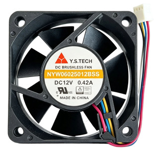 ԭ�b ԪɽY.S.TECH NYW06025012BSS 12V 0.42A 6025 6cm ɢ���L��