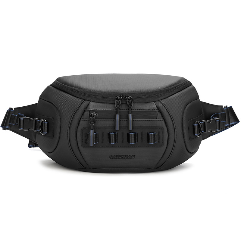 QISEMIAN 단일 어깨 남성 가슴 가방 사진 작가 가방 패션 싱글 어깨 사진 가방 마이크로 단일 후지 저장 가방