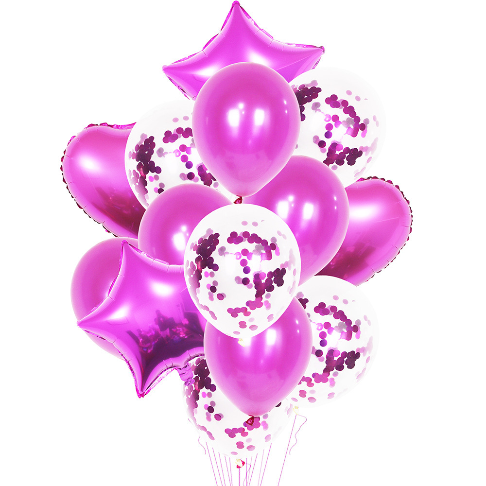 Birthday Simple Style Star Heart Shape Aluminum Film Indoor Outdoor Party Balloons display picture 2