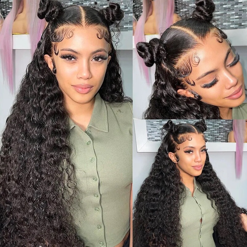 2024 Cross-Border New Product Lace Front Wig Fashion African Women's Lace Wig Set Chemical Fiber Full Headgear Manufacturer 2024 Cross-Border New Product Lace Front Wig Fashion African Women's Lace Wig Set Chemical Fiber Full Headgear Manufacturer