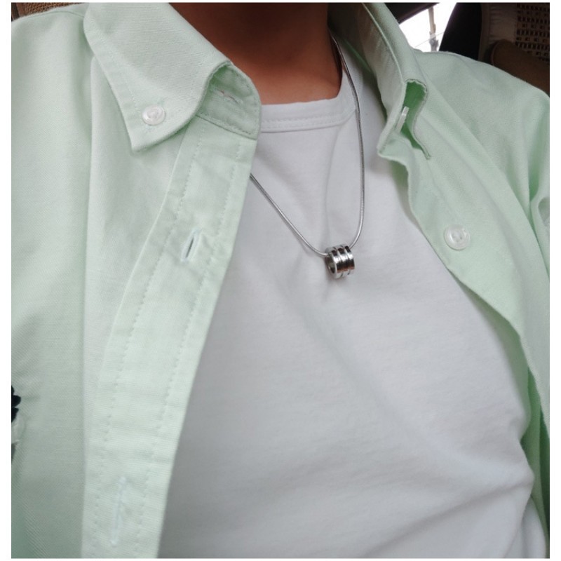 Titanium stalen ketting voor dames en heren hip hop stijl_voghion.com
